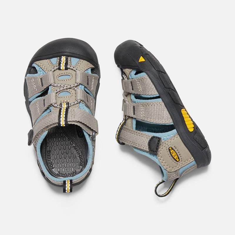 Keen Newport H2 Baby Sandalen Kinder DE-89026 Timberwolf/Smoke Blue - Keen Kinderschuhe Braun